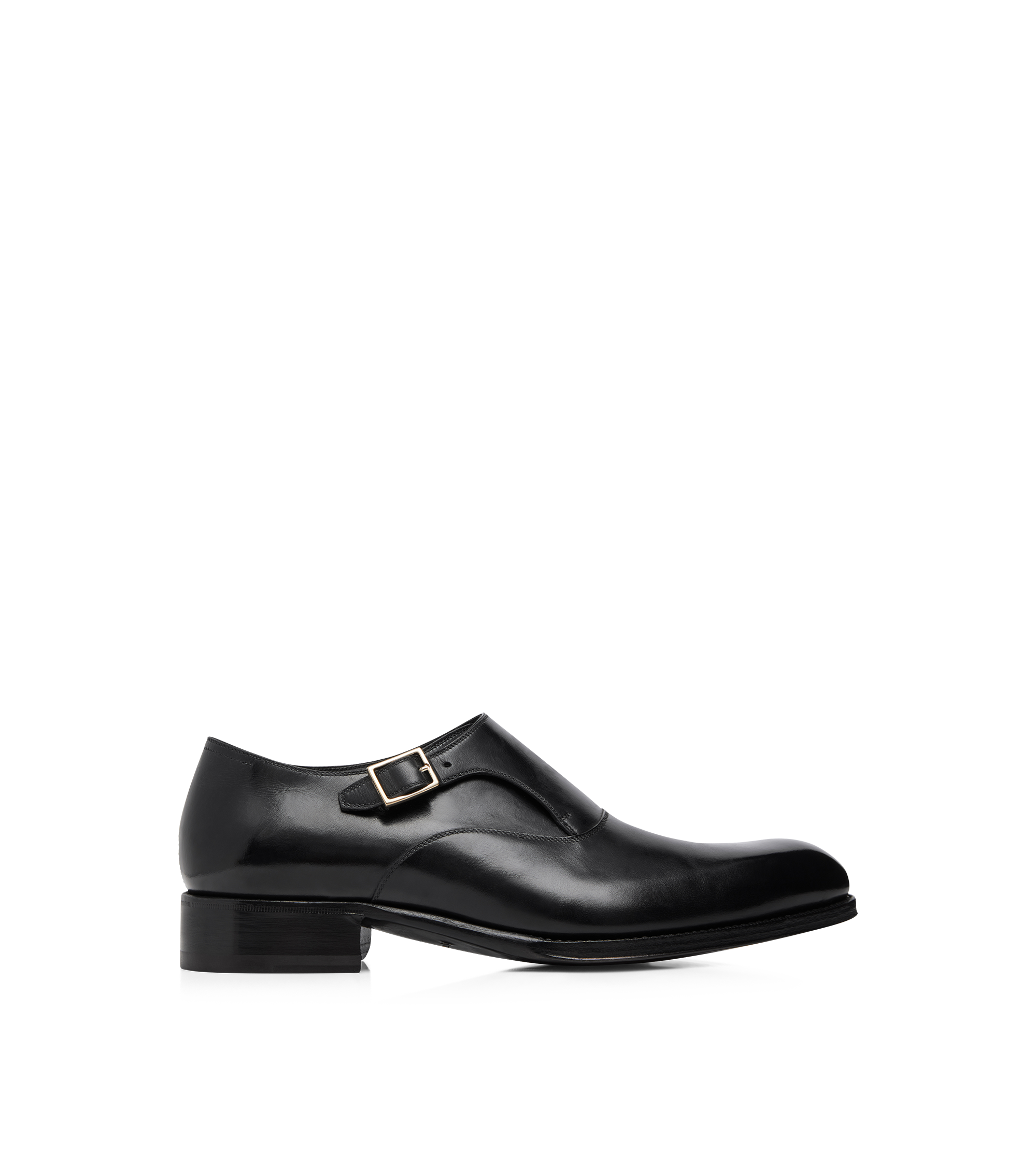 LEATHER EDGAR SINGLE MONK STRAP