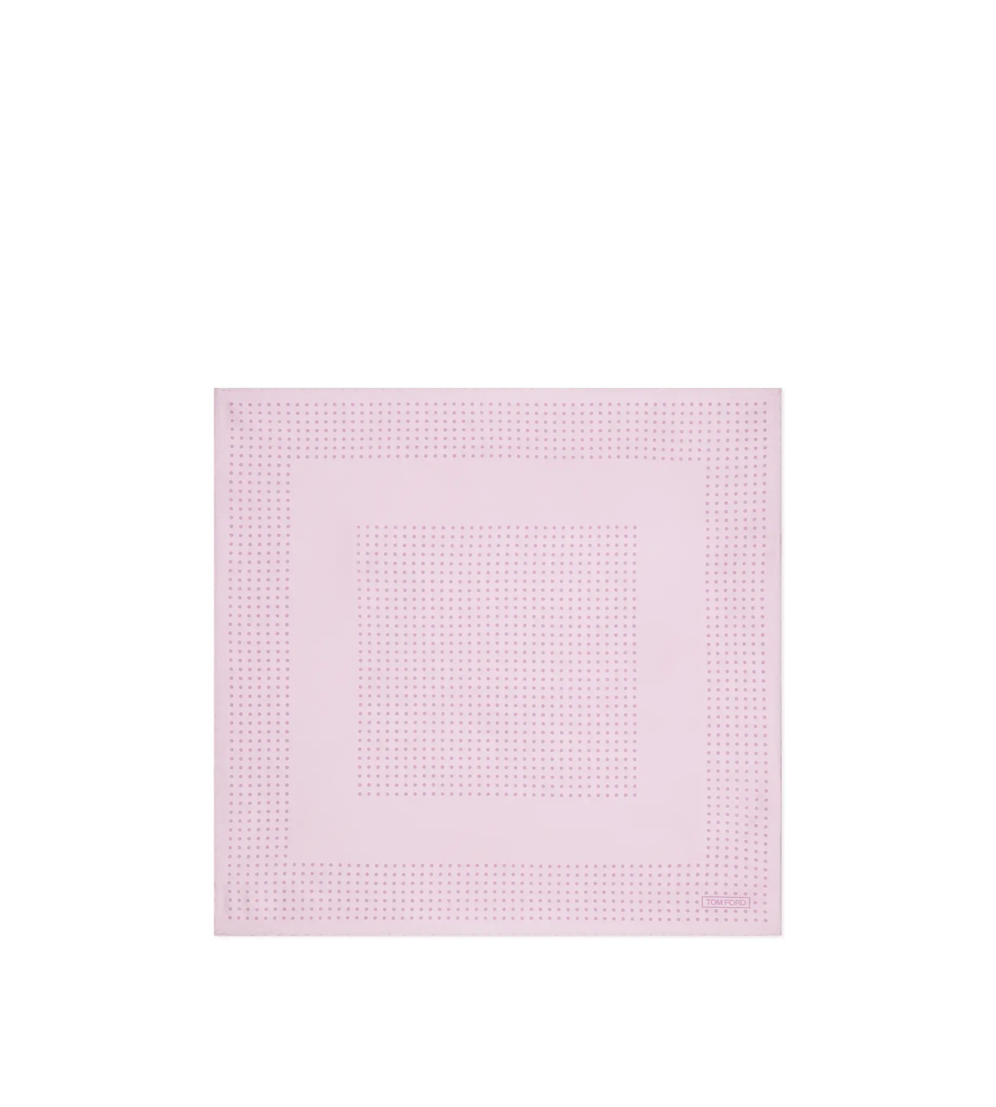FRAMED POLKA DOT POCKET SQUARE