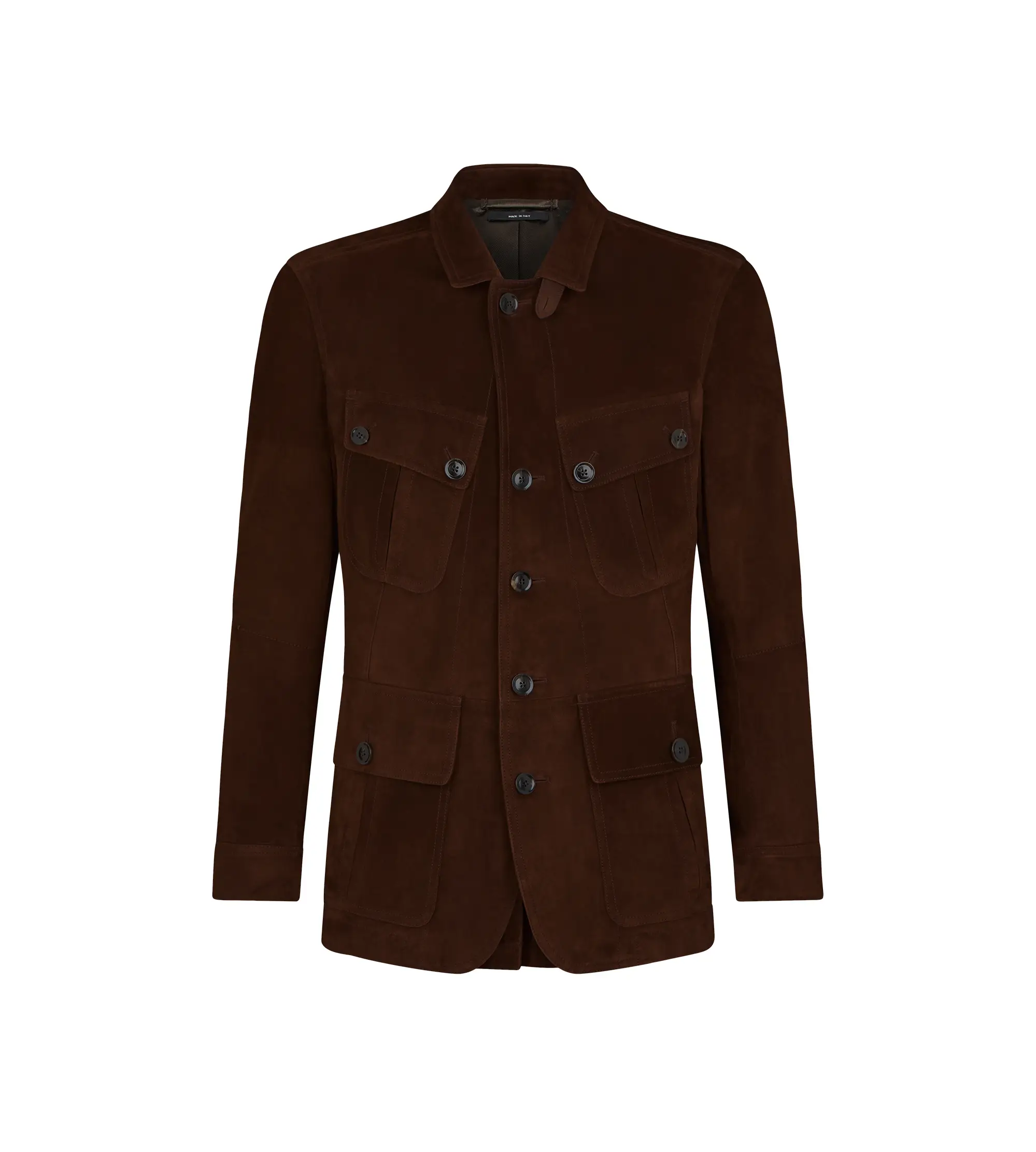 SOFT SUEDE SARTORIAL MILITARY JACKET