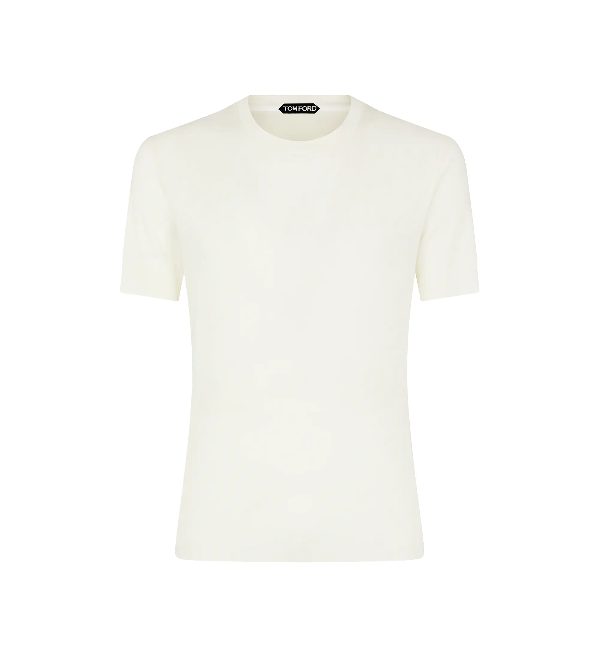 PLACED RIB CREW NECK T-SHIRT