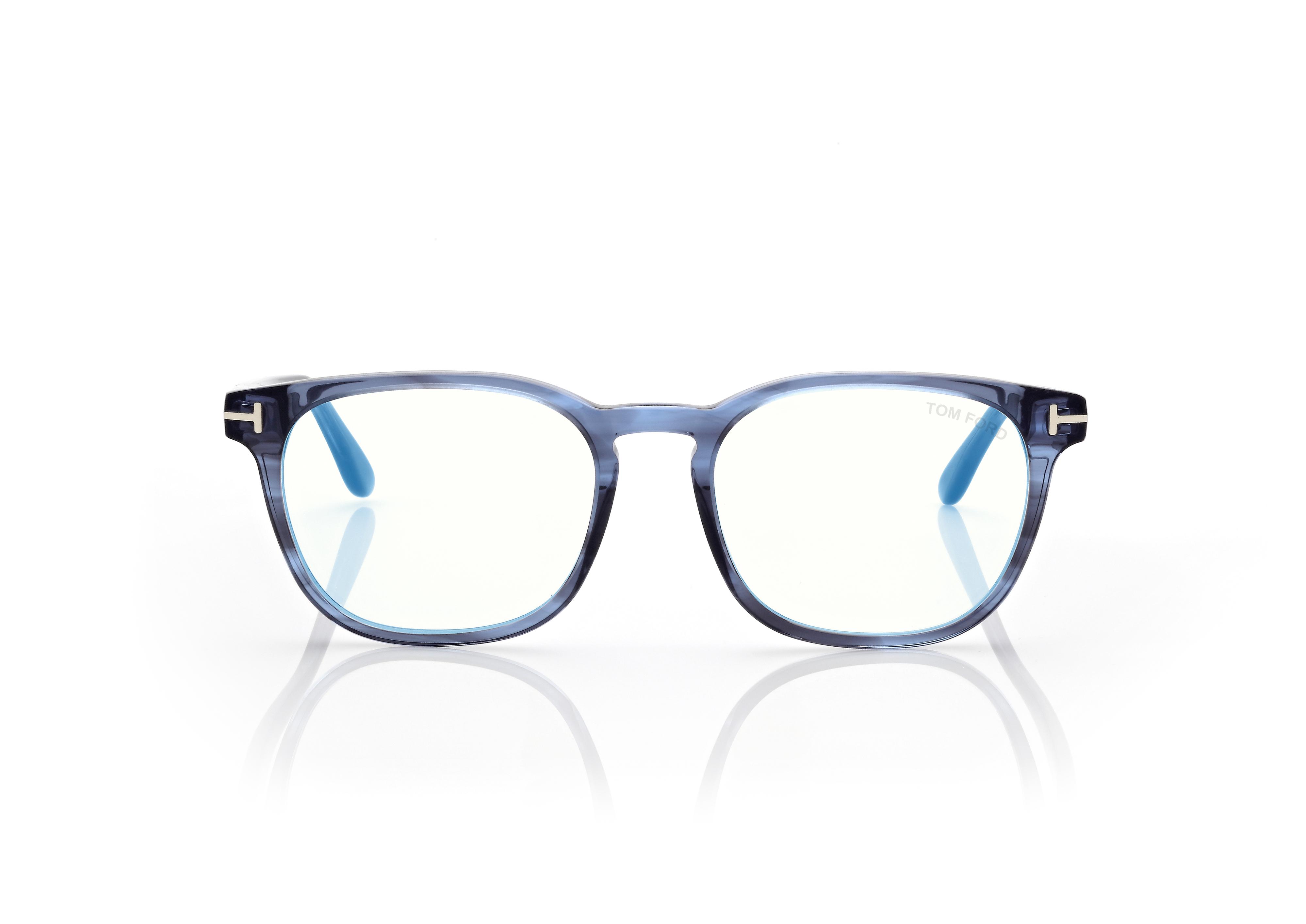 BLUE BLOCK ROUND OPTICALS