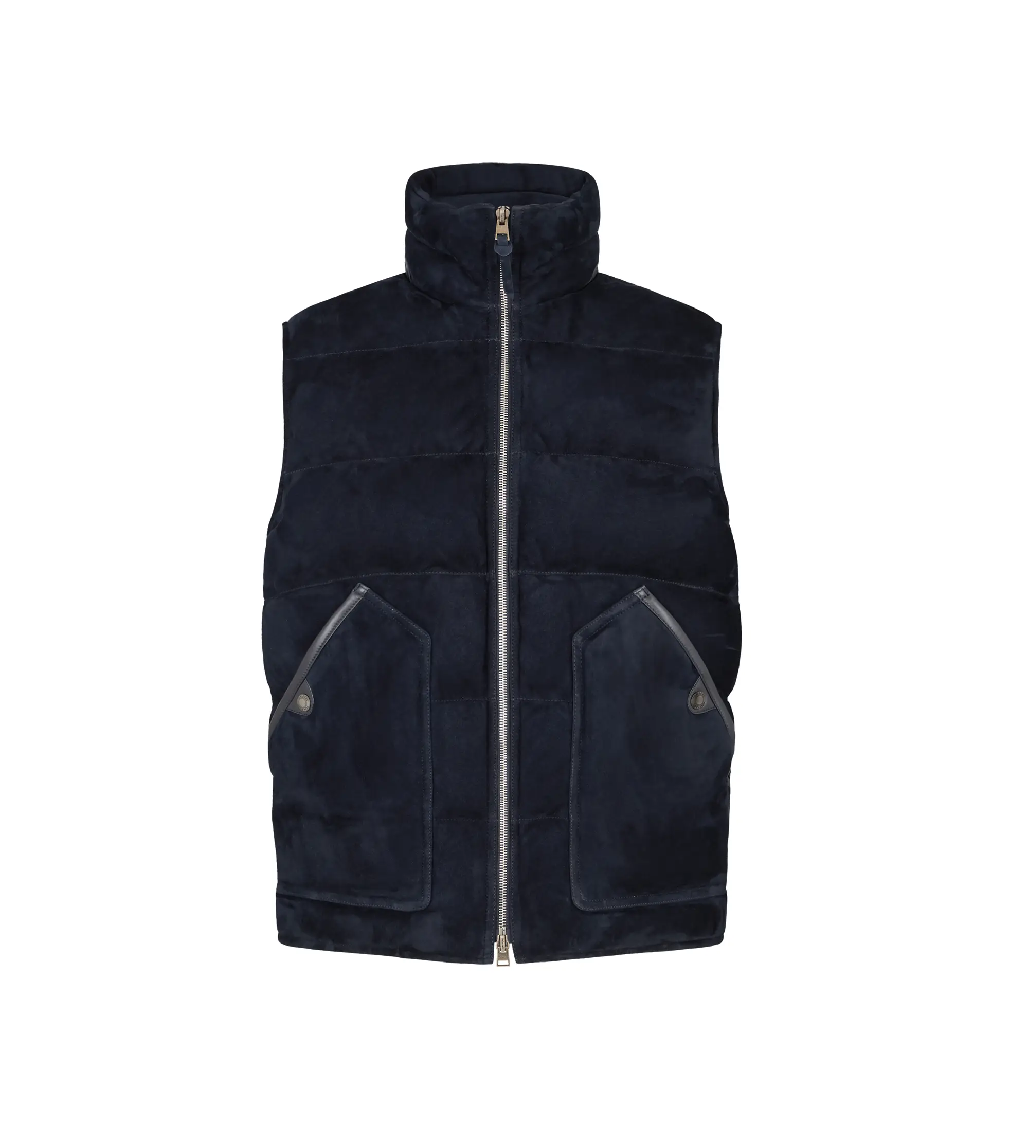 SUEDE DOWN GILET