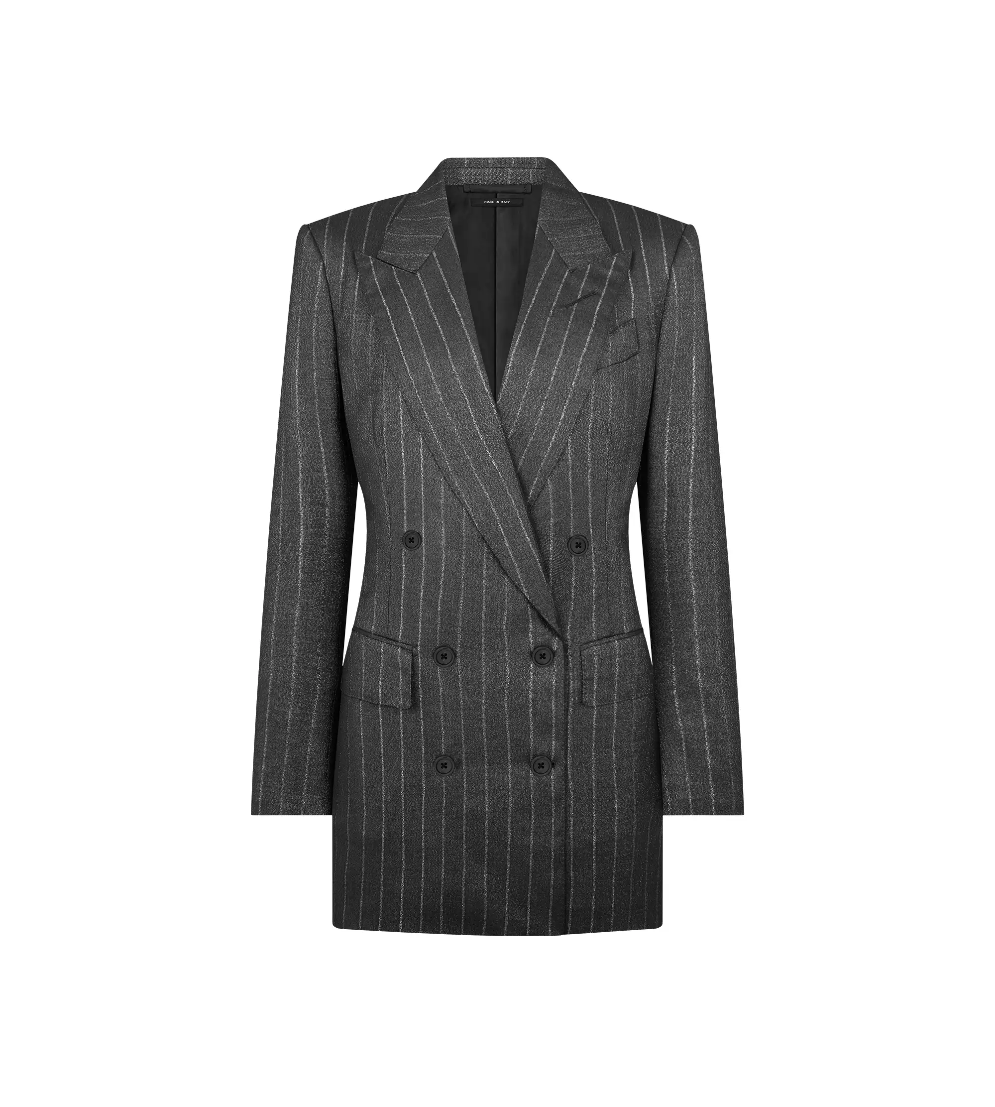 DOUBLE BREASTED PEAK LAPEL JACKET