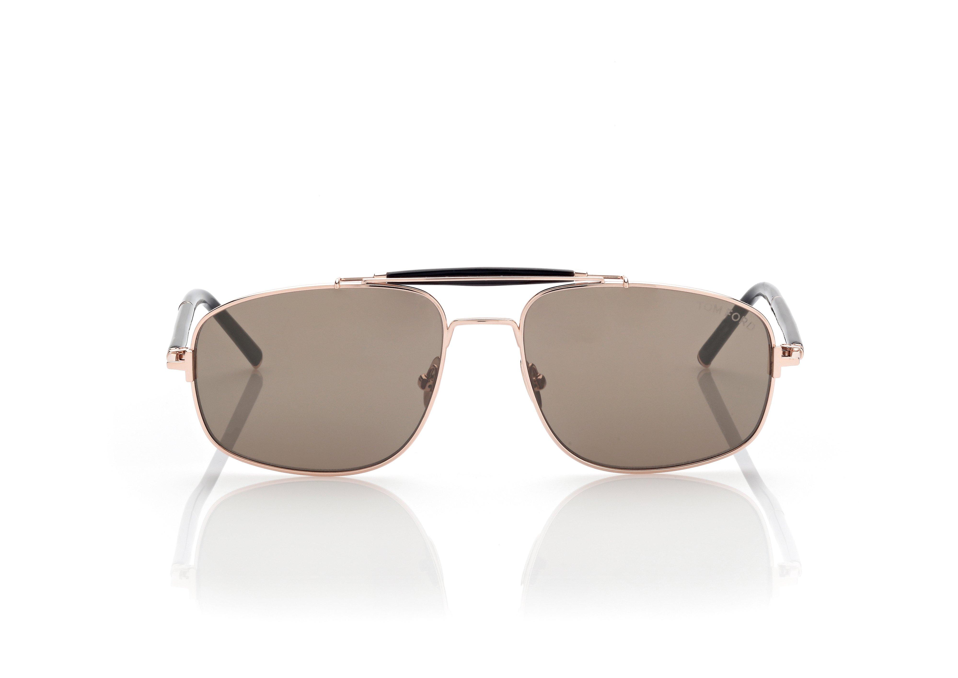 TITANIUM AND HORN NAVIGATOR SUNGLASSES
