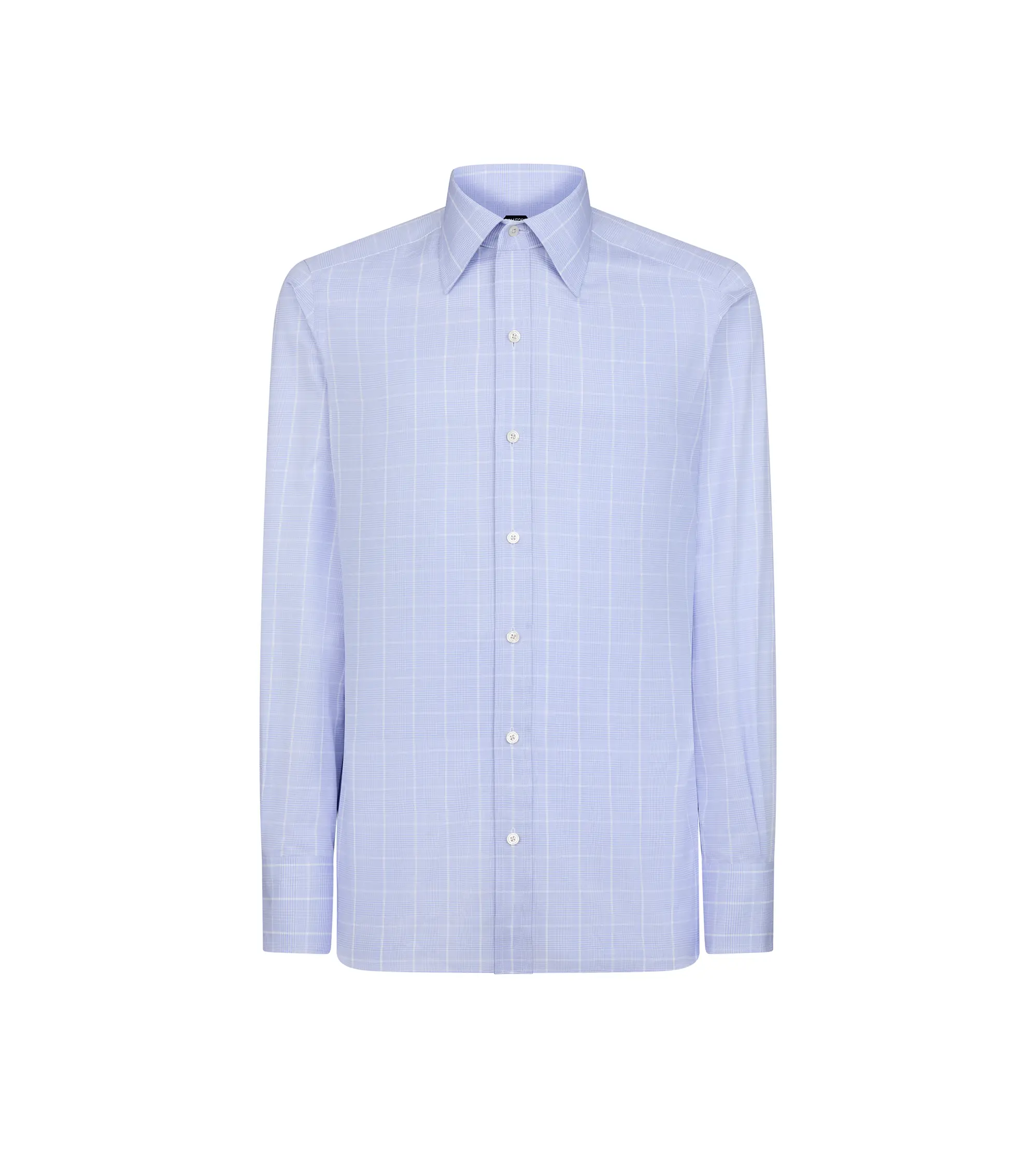 FINE PRINCE OF WALES SLIM FIT SHIRT