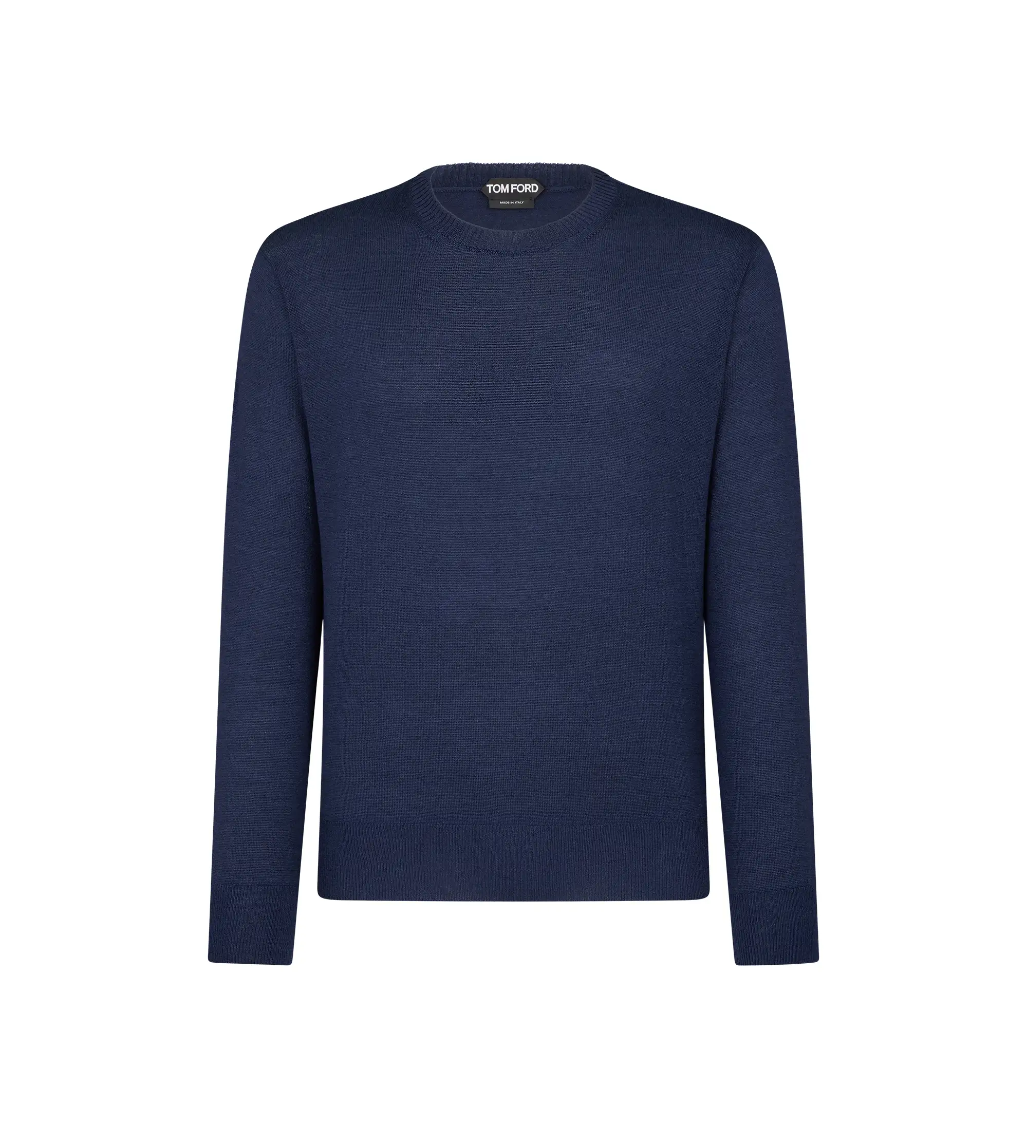 SEAMLESS ALPACA SILK CREW NECK