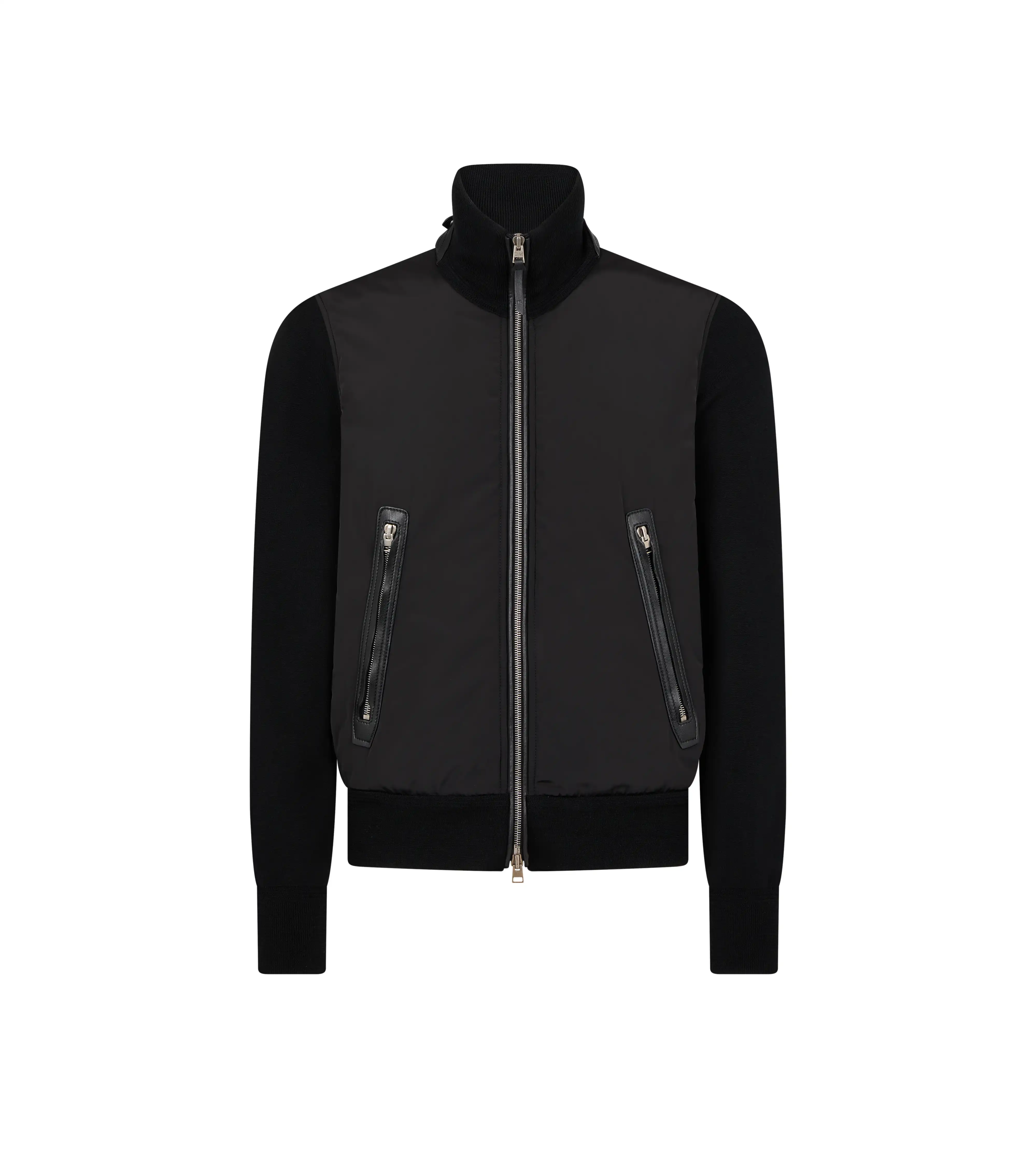 LIGHT NYLON FRONT MERINO ZIP THROUGH