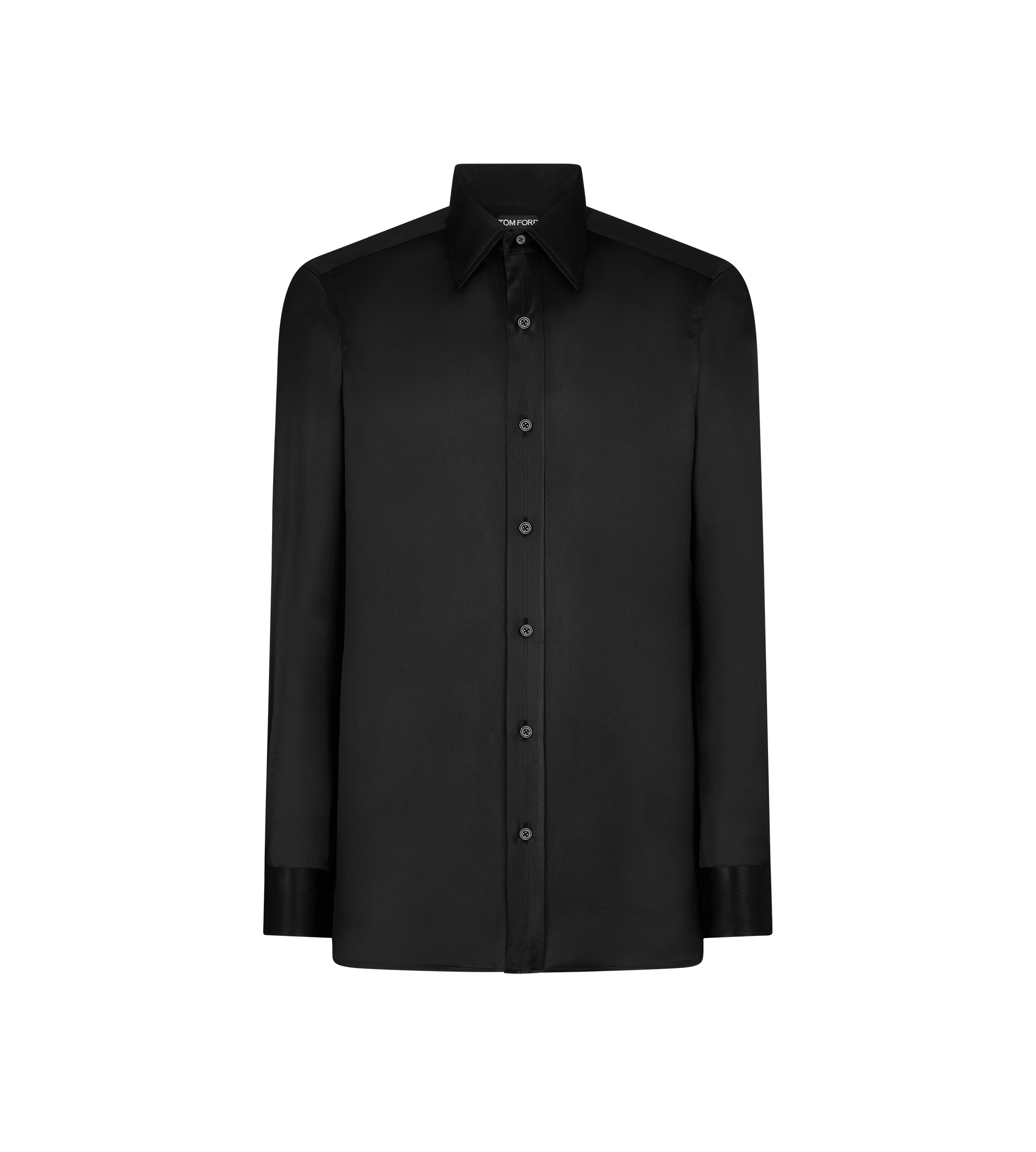 SILK CHARMEUSE SLIM FIT SHIRT