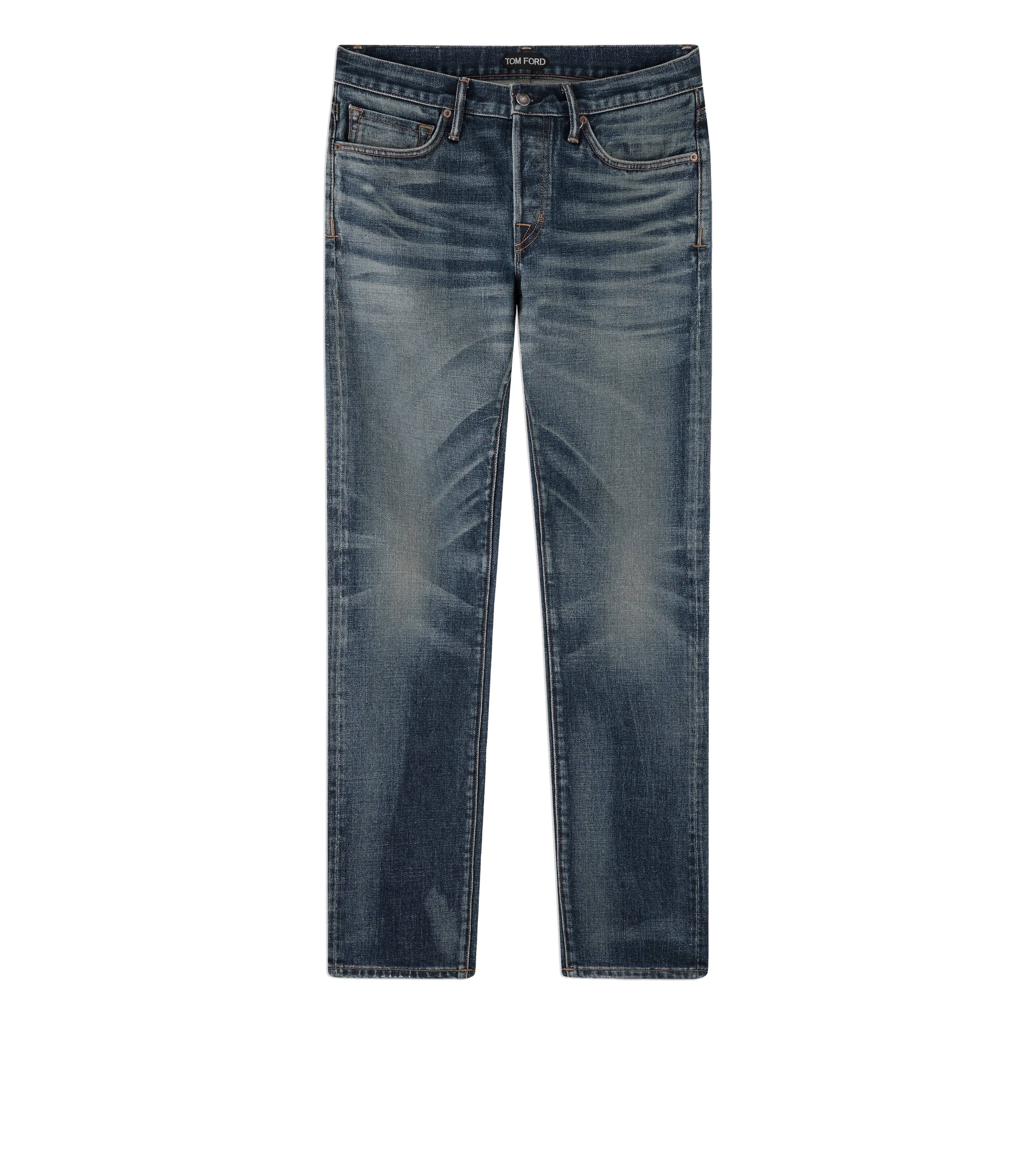 BLUE STRETCH SLIM FIT DENIM