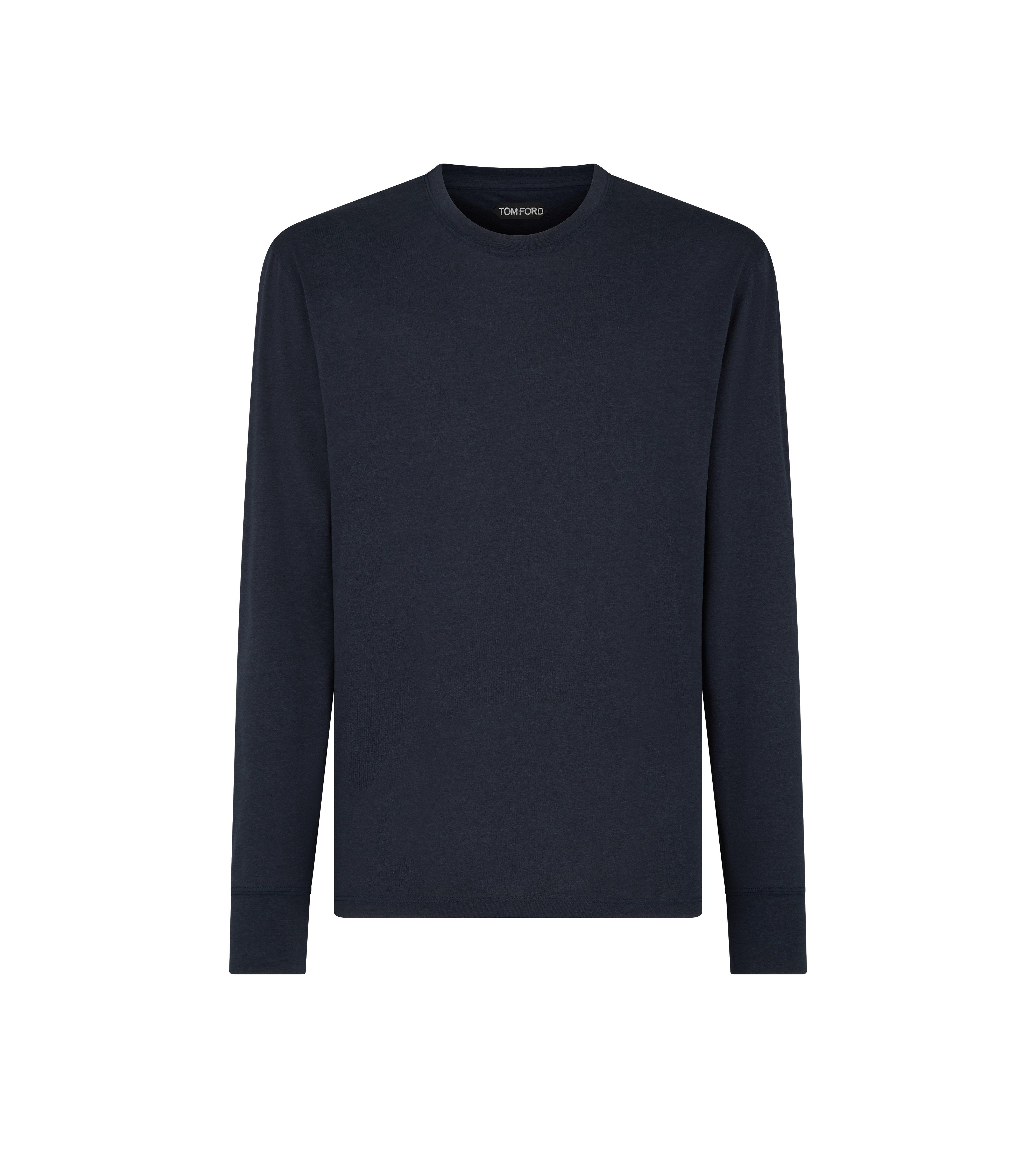 LYOCELL COTTON LONG SLEEVE T-SHIRT