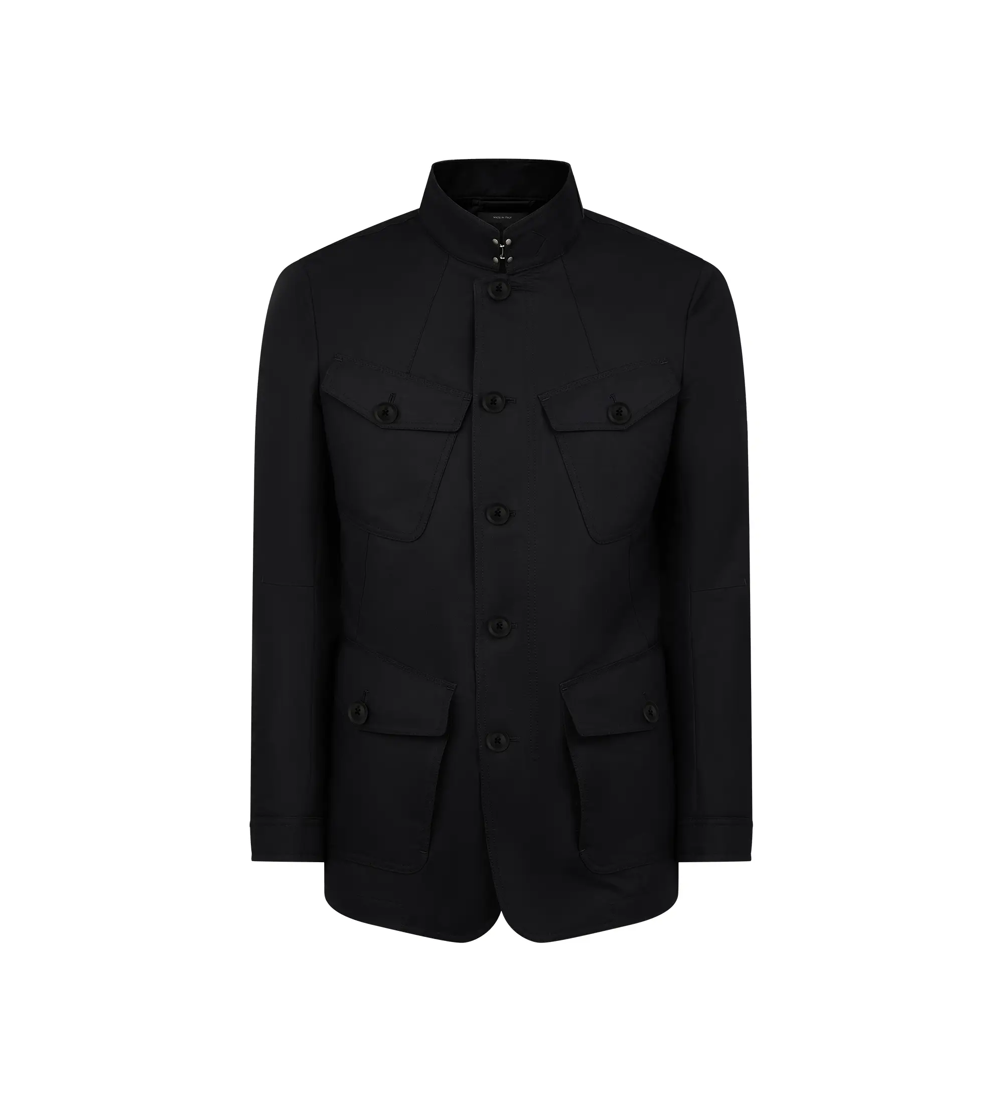 COMPACT NYLON MILITARY JACKET