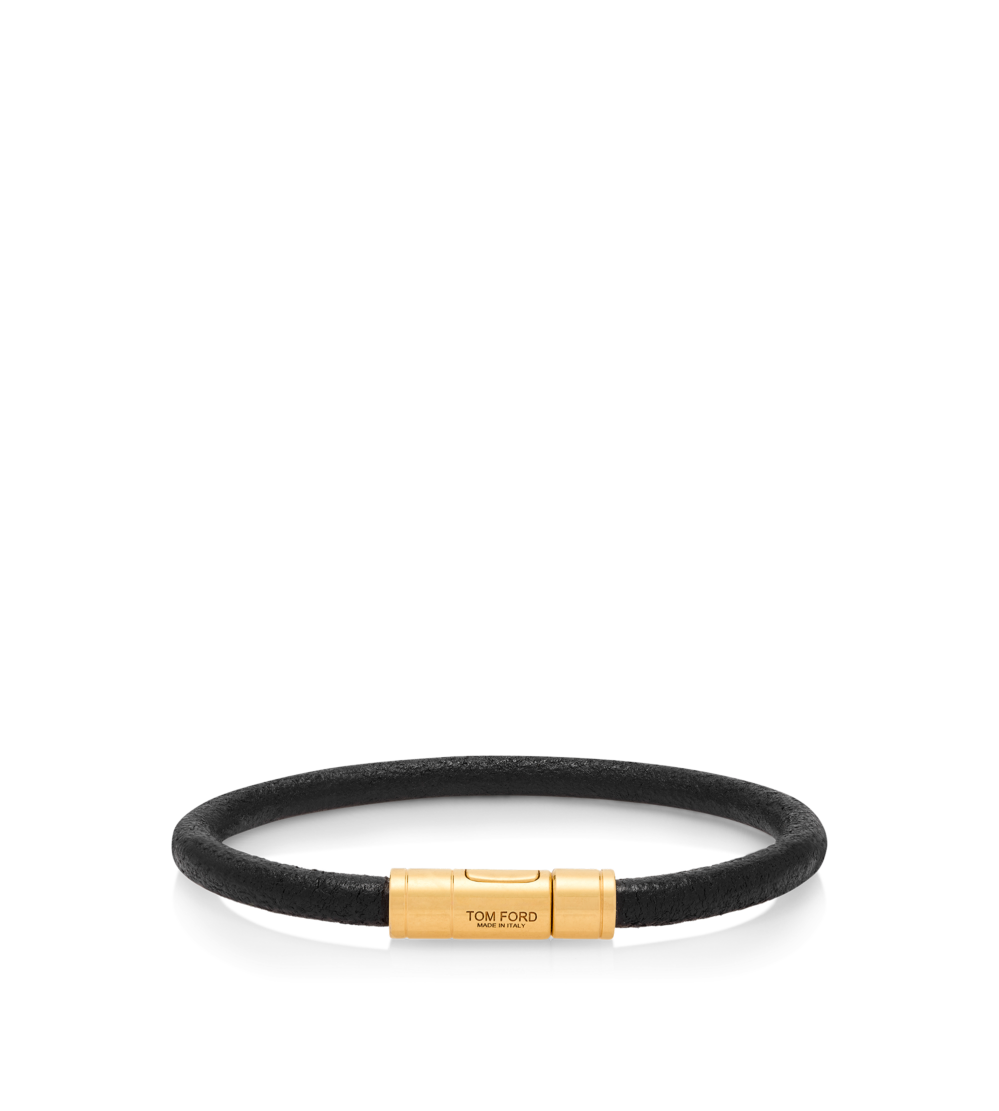 TUBULAR LEATHER BRACELET