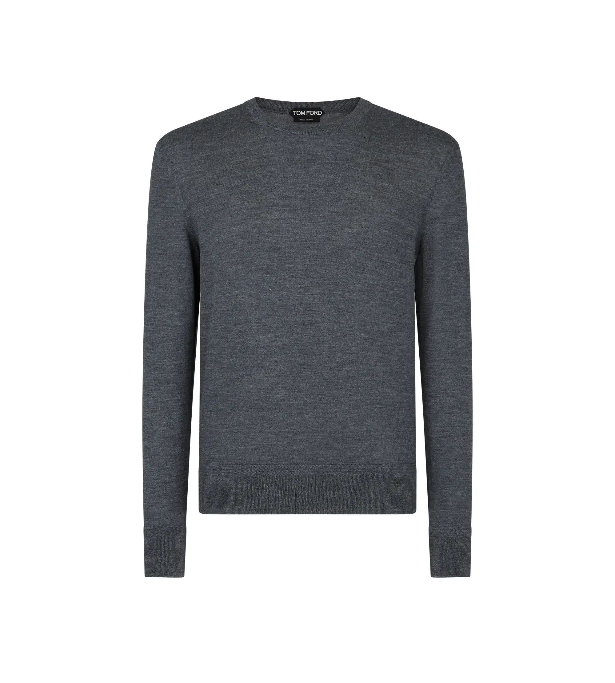 FINE GAUGE PURE WOOL CREW NECK