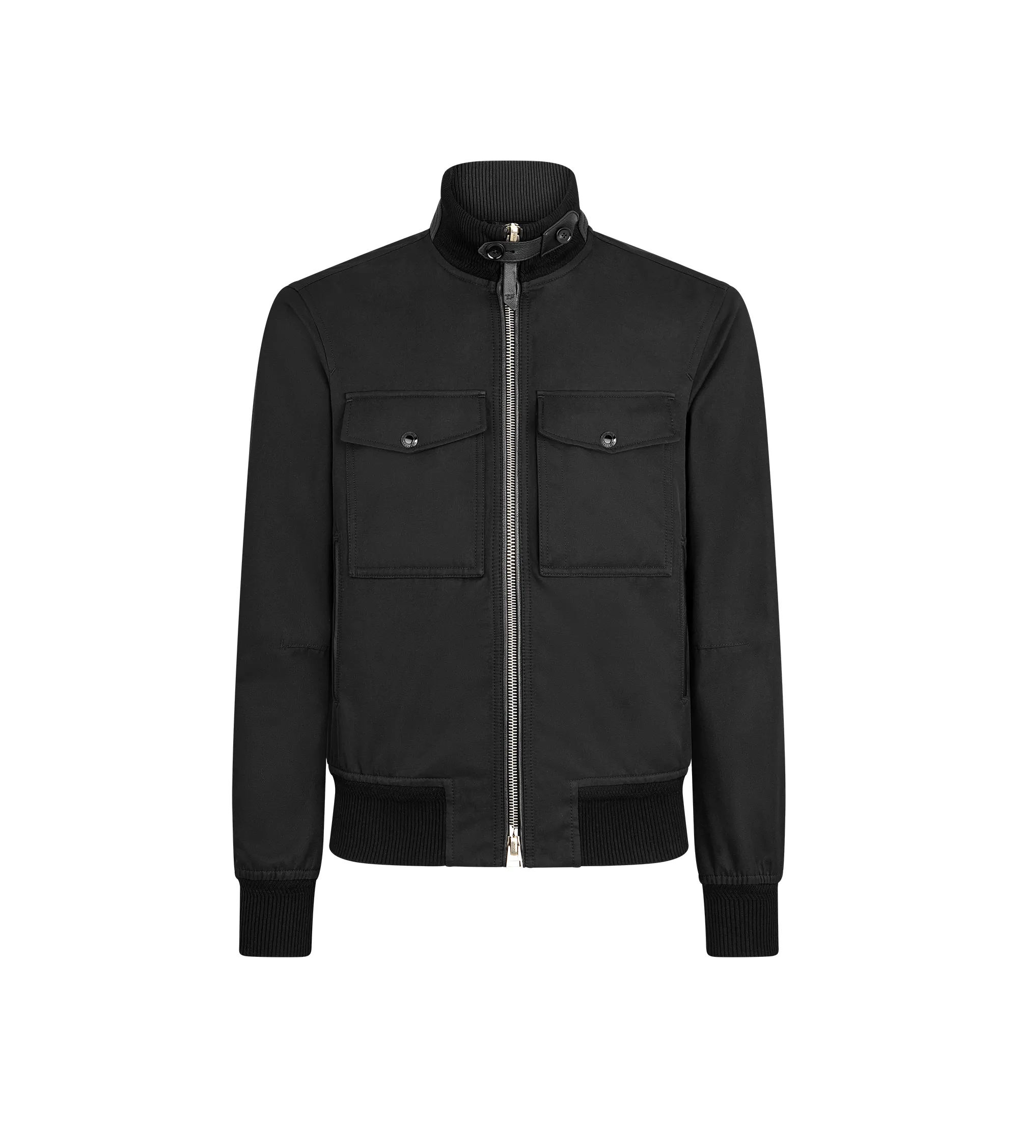 COTTON SILK TWILL BOMBER