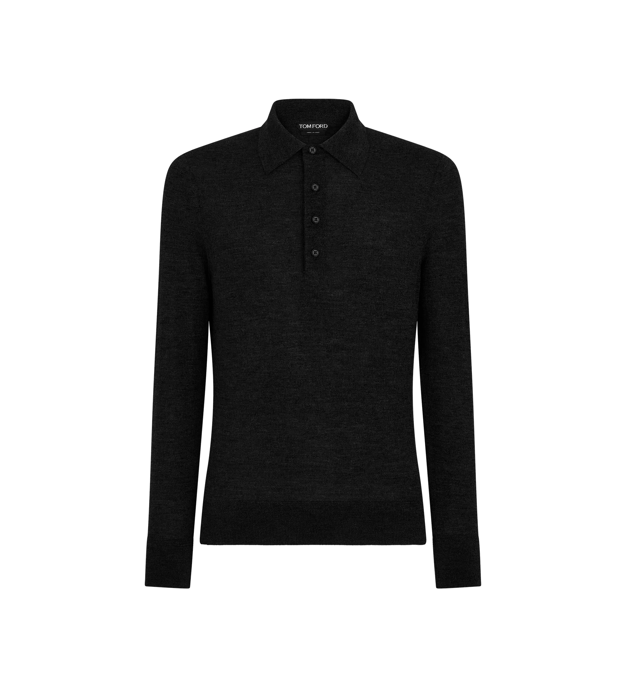 FINE GAUGE PURE WOOL POLO