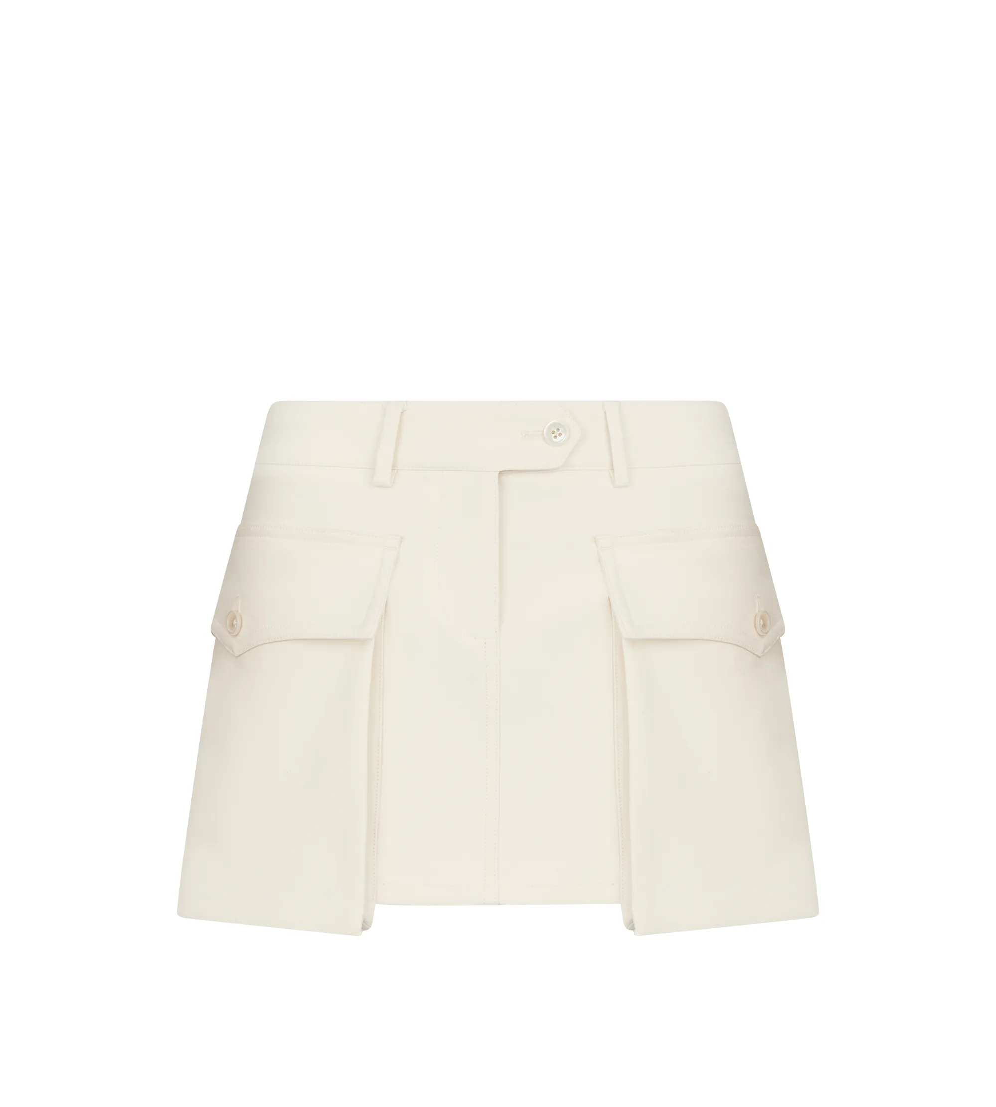 MINI SKIRT WITH LARGE PATCH POCKETS
