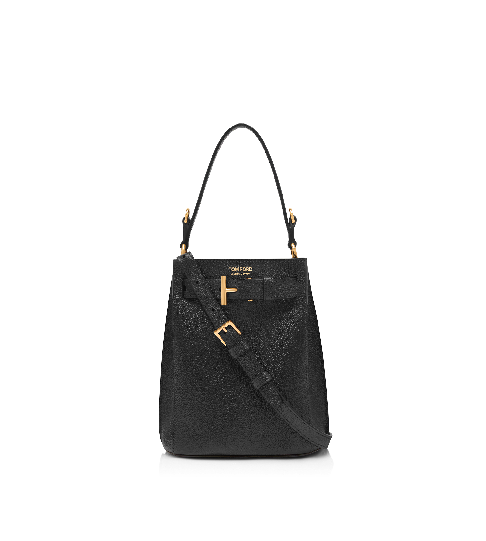 GRAIN LEATHER AUDREY MINI BUCKET BAG