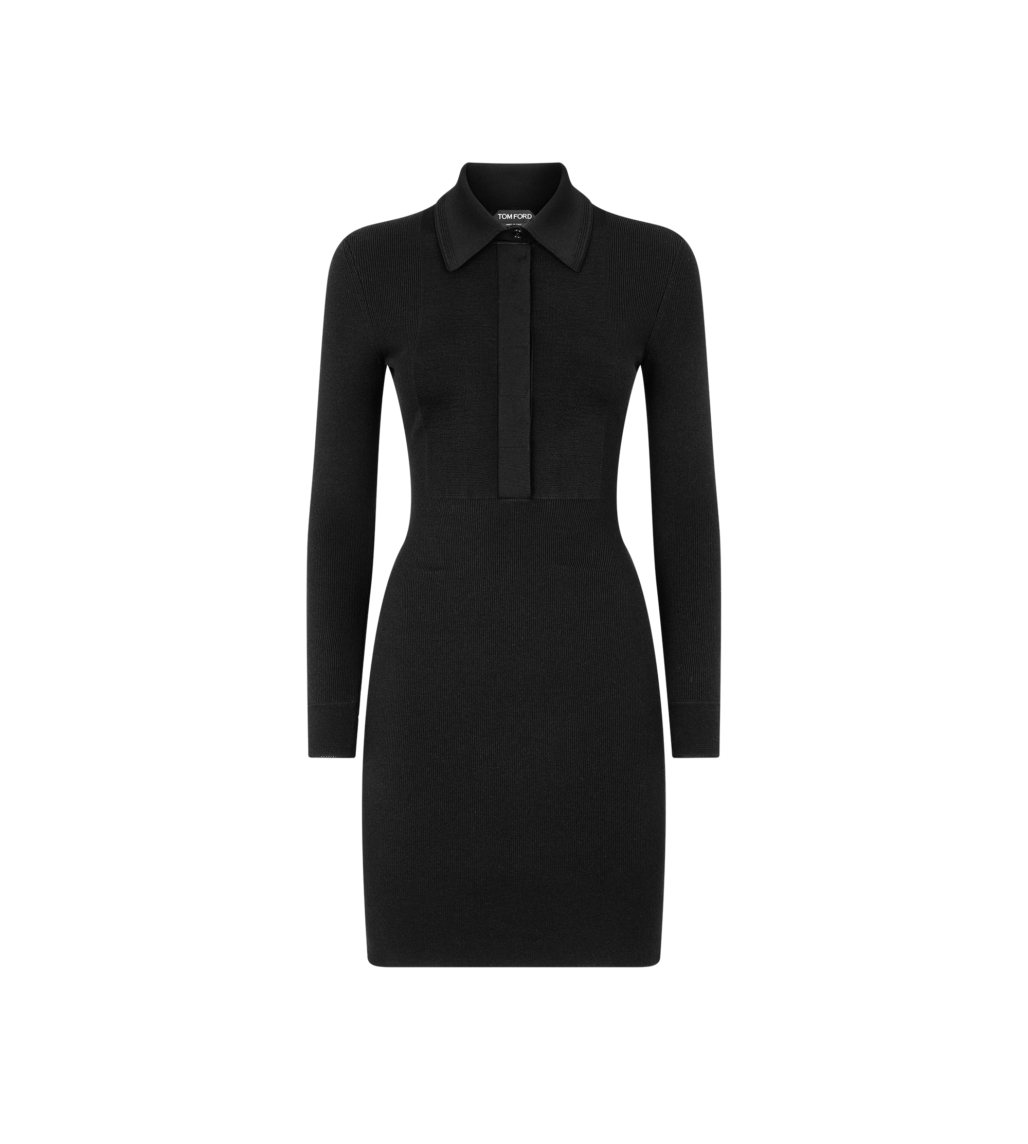 SHORT POLO DRESS WITH PLASTRON