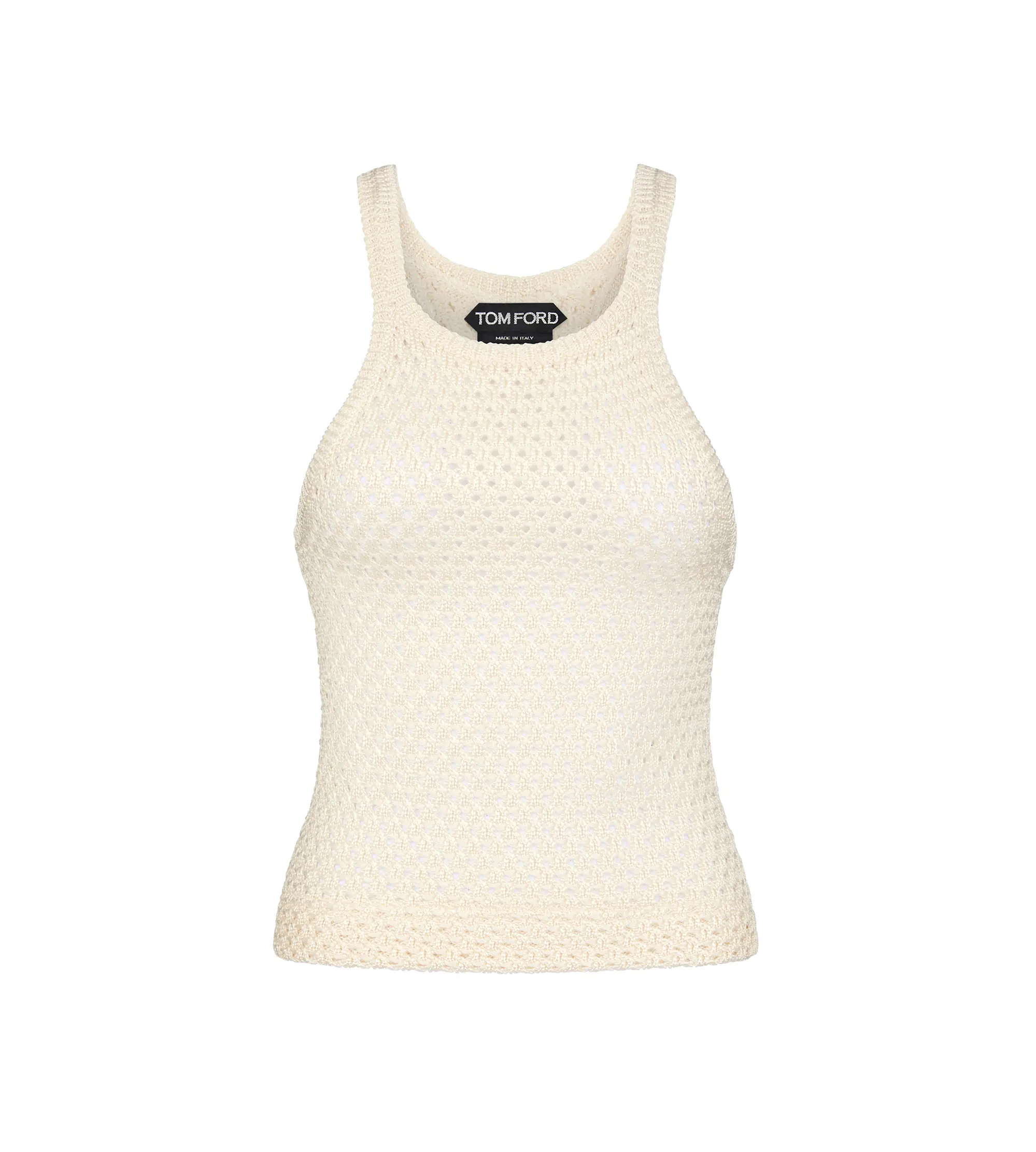 VEST WITH METAL T SHAPED SIGNATURE HARDWARE