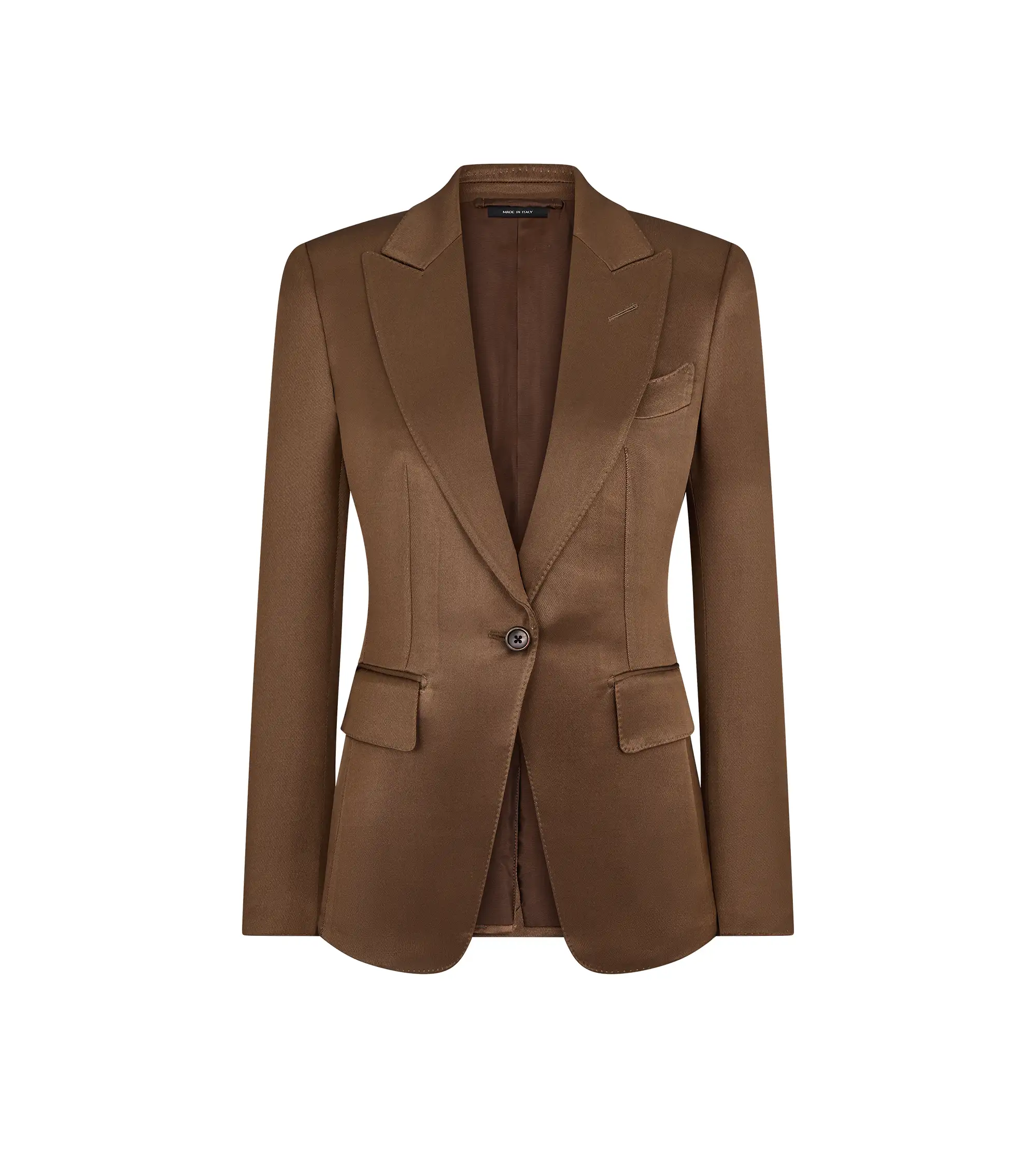 SINGLE BREASTED PEAK LAPEL JACKET