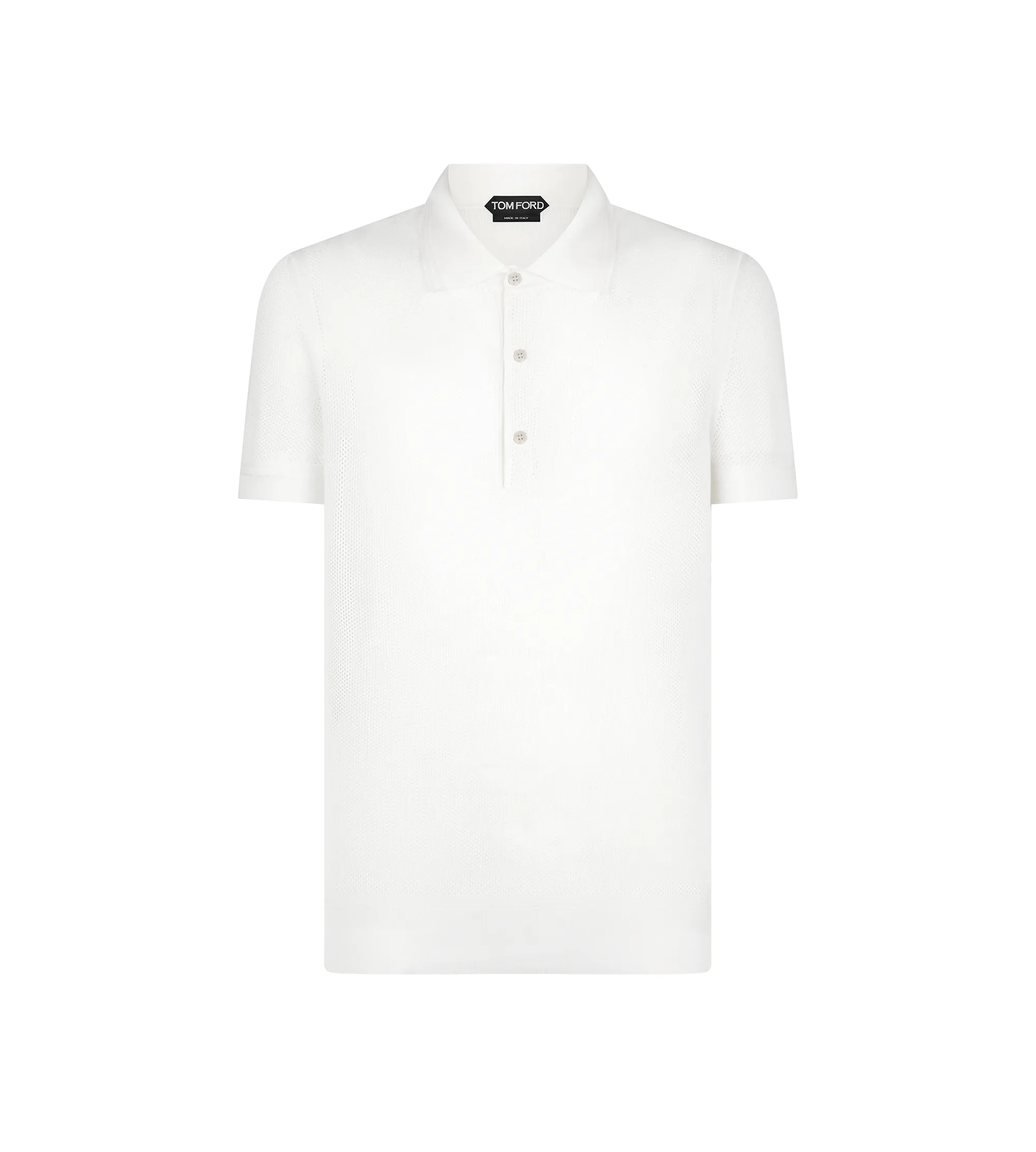SILK COTTON MESH POLO