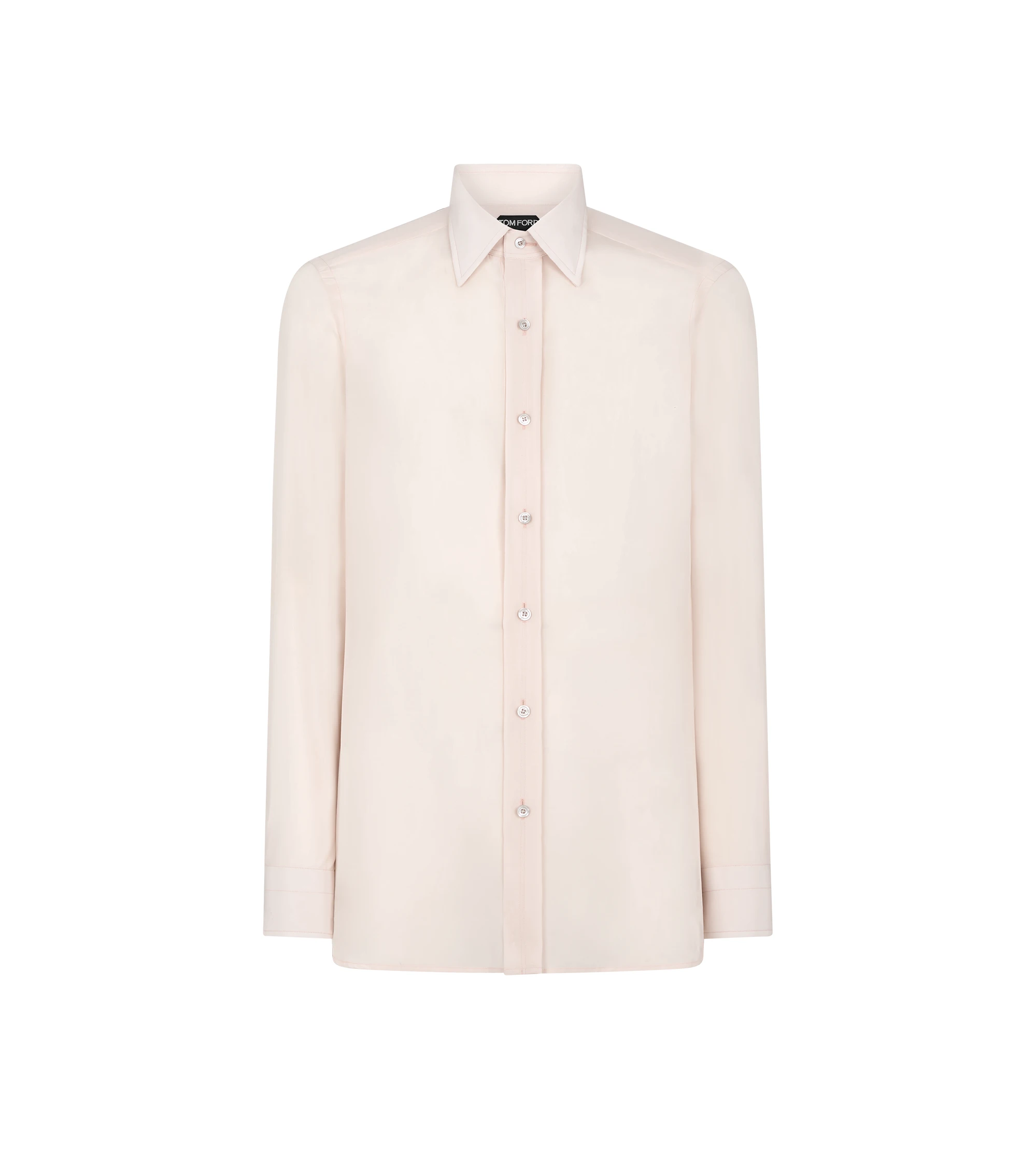 WASHED SILK POPLIN SLIM FIT SHIRT