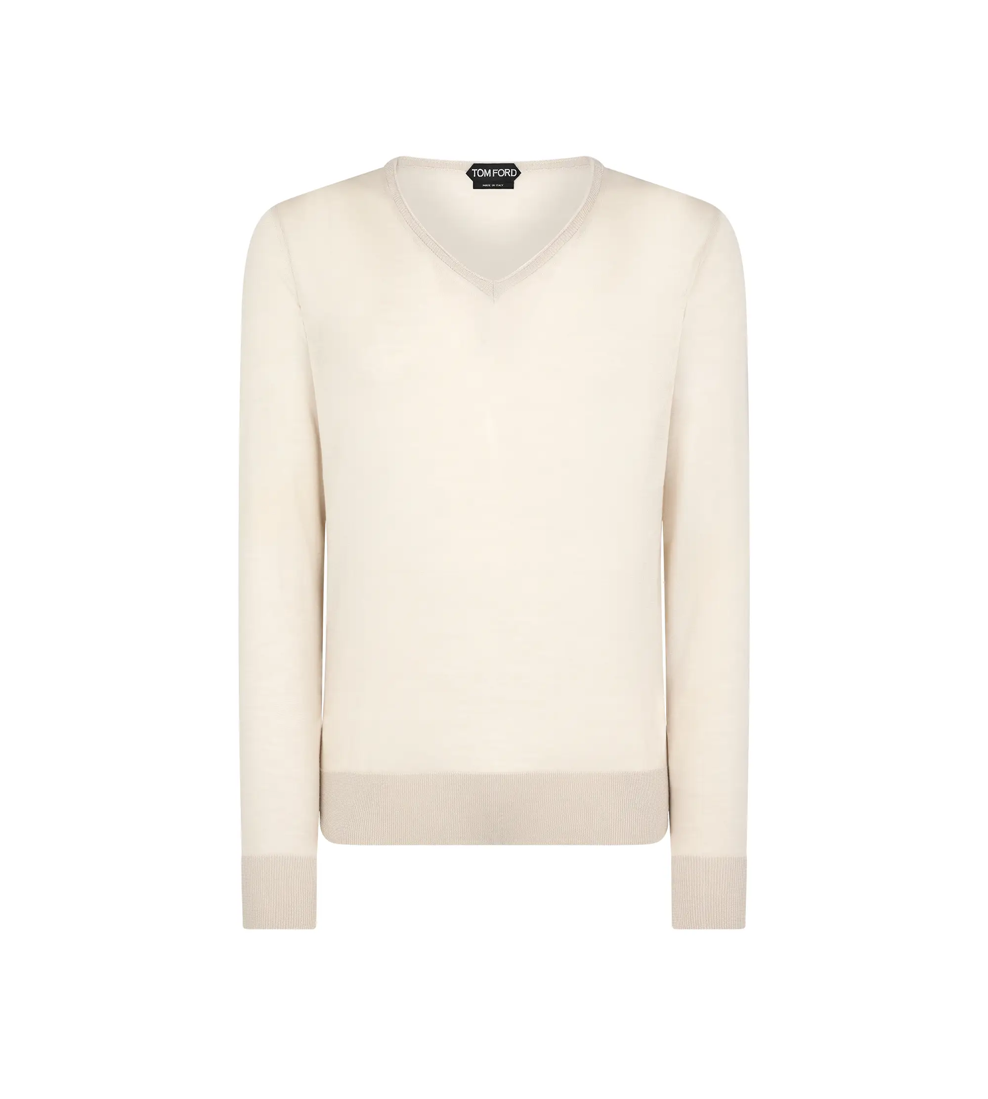SILK CASHMERE V NECK SWEATER